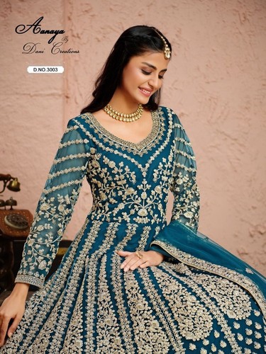 PAKISTANISCHER ANZUG SALWAR KAMEEZ INDISCH KURTI HOCHZEIT ANARKALI KLEID KLEID PARTYKLEIDUNG - Bild 2 von 5