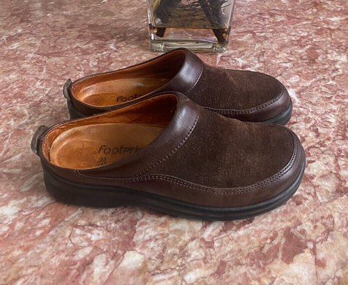 Footprints By Birkenstock Women Brown Suede Leather Mules 38 /US 7.5-8 EUC, $165 - Picture 5 of 9