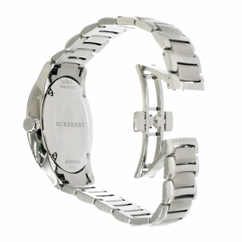 Burberry® watch BU10005 Stainless steel Engraved black dial - Image 3 of 4