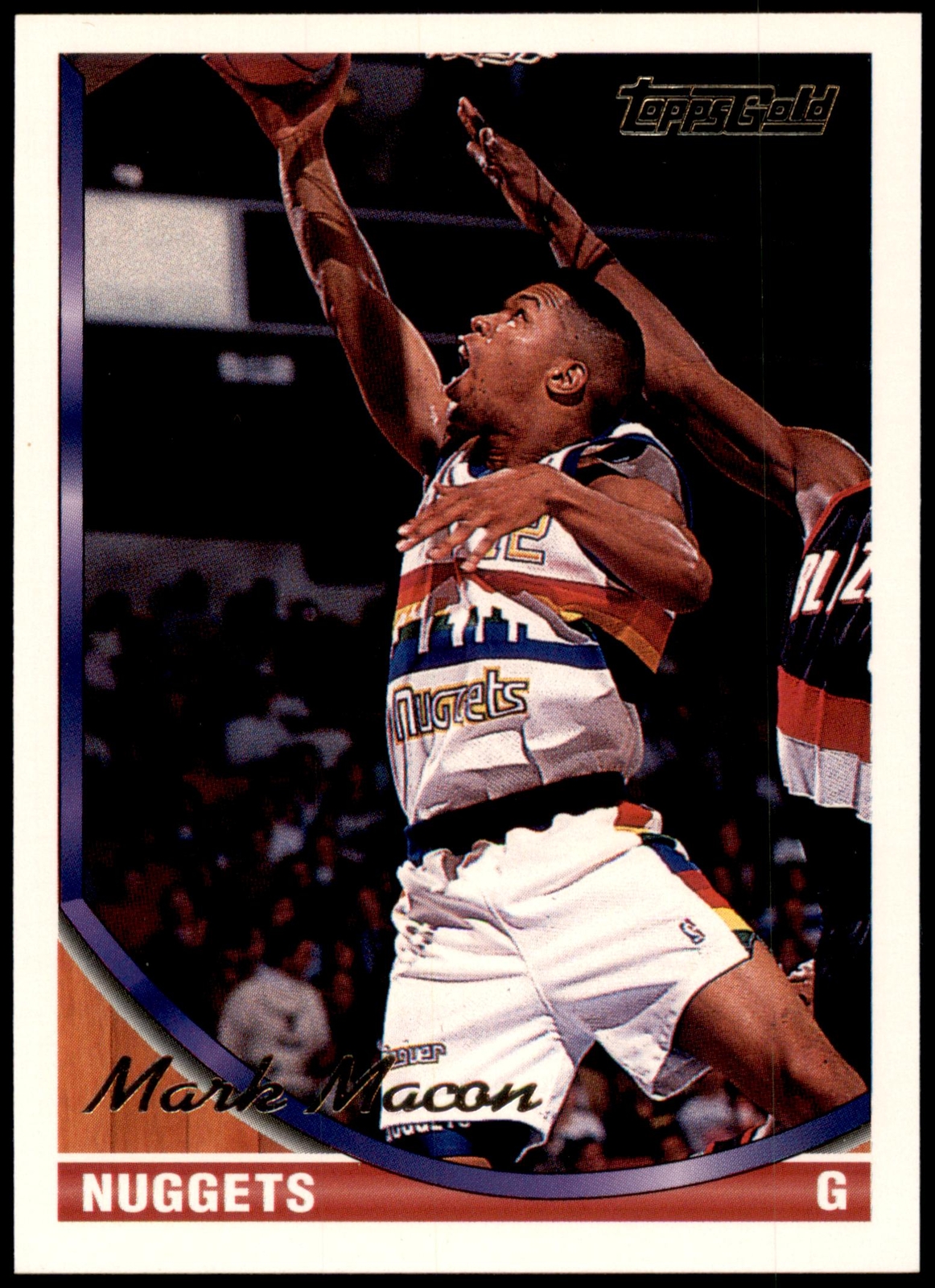 Mark Macon #173 1993-94 Topps Gold