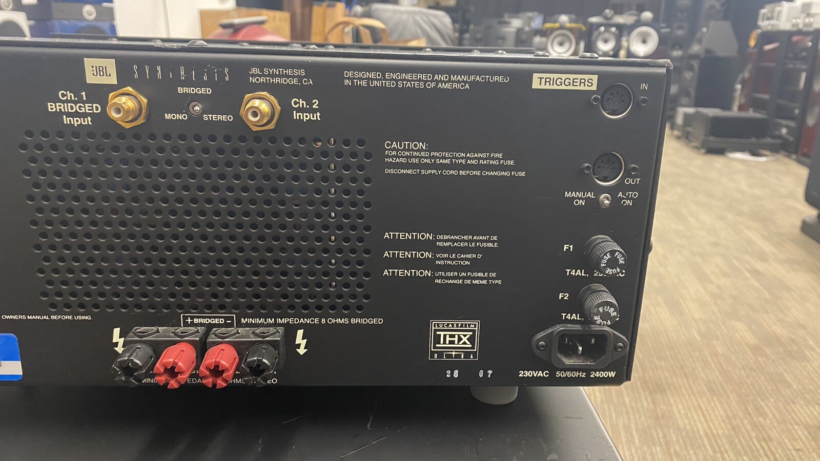 JBL ATI THX 50wpc x 2 Stereo Amplifier S800 Class A Power! eBay