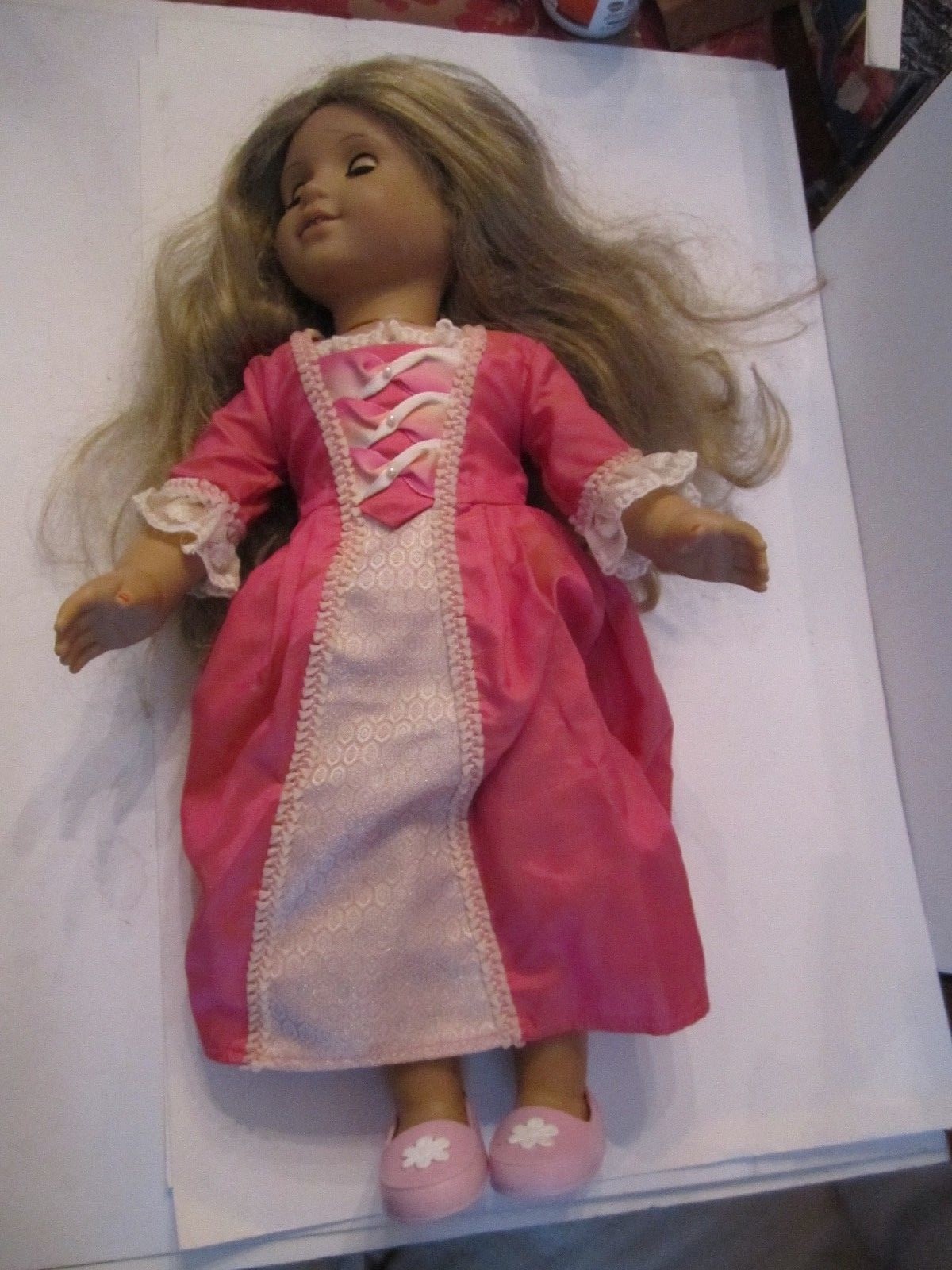 2008 AMERICAN GIRL DOLL BLONDE HAIR & BLUE EYES 19" LONG eBay