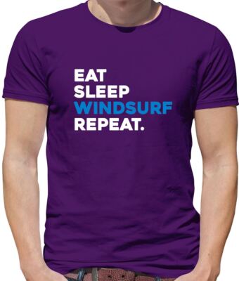 Eat Sleep Windsurf Repeat - Herren T-Shirt - Wind Surf Surfer Wasser Liebe