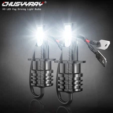 H3 LED Fog Light Bulb Conversion Kit Super Bright Canbus Super White High Power