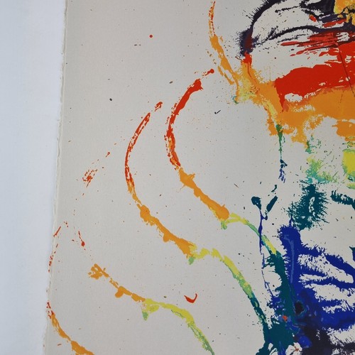 Fernandez Arman Signed Colour Print Abstract Rainbow Colours Ltd Edition 158/200 - Picture 8 of 13