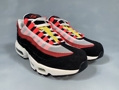 Nike Air Max 95 Essential Black Red White AT9865-101 Men's 6