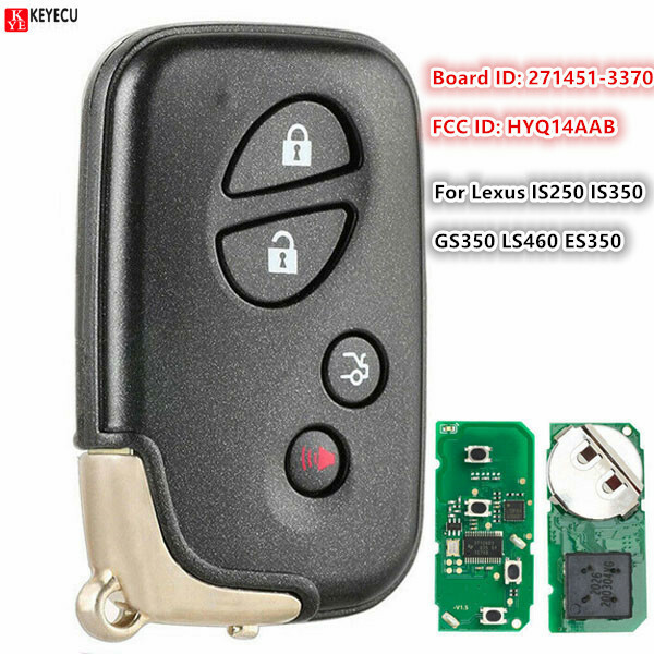 For Lexus IS250 IS350 GS350 LS460 ES350 Smart Keyless Remote Key Fob 271451-3370