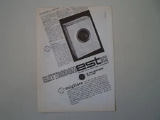 advertising Pubblicità 1967 LAVATRICE EST
