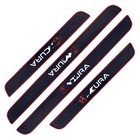 4PCS For Acura Car Accessories Door Sill Protector Scuff Guard Cover Trim