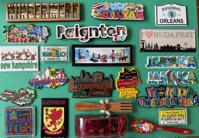 Souvenir Kühlschrankmagnet - Ortsnamen