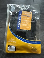 New HARBINGER 126520 TRAINING GRIP GLOVES Size M. Black