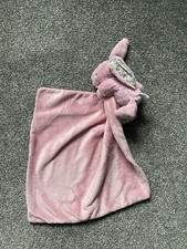 Jellycat Bunny Rabbit Dark Pink Floral Flower Ears Soother Comforter Soft Toy