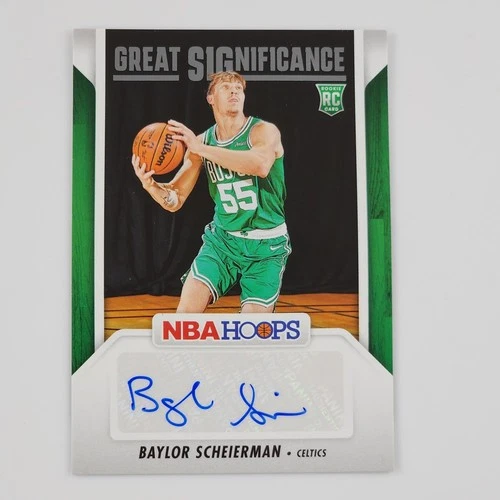Baylor Scheierman Rookie Auto 2024-25 Panini NBA Hoops Great Significance GS-BSC
