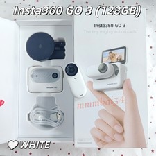 Insta360 GO 3 128GB Action Camera-95 New English White With accessories