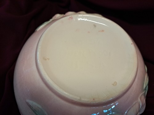Vtg Hull Pottery Sunglow Pink Yellow Nesting Mixing Bowls Set Of 3 - 9.75" - Picture 8 of 19