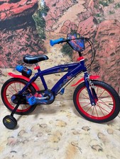 Huffy  Kids 16" Blue Spiderman Childrens Bike