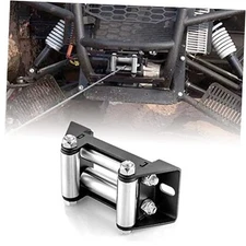 WeiSen (124 MM) 4-Way Winch Roller Fairlead Bolt Centers fit 2000-3500 4 7/8"