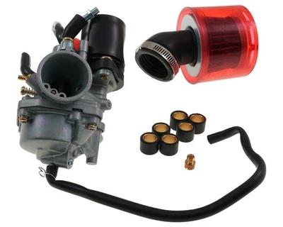 Carburateur débridé pour PEUGEOT Citystar Django Kisbee Ludix 2 Speedfight 3 - Photo 1/4
