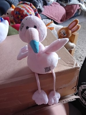 Carte Blanche Me To You My Blue Nosed Friends Stelzen The Flamingo, Mini Plüsch