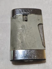 Vintage Ronson Art Metal Works Art Deco Varaflame Comet Lighter. RARE Untested 