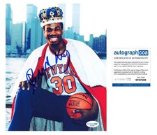 Bernard King AUTOGRAPH Signed New York Knicks Autographed 8x10 Photo B ACOA