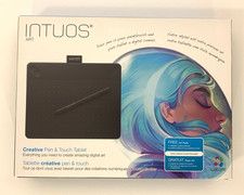 Wacom Black Small Intuos Art Pen and Touch Tablet CTH490AK