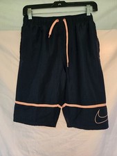 Nike Repel Swim Men's Volley Swim Trunks Total N.Blue Orange Size S New No Tags