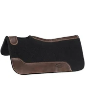 Tough 1 Western Saddle Pad Contoured 3/4" Felt 24 x 24 Black 31-2578