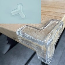 4Pcs Clear Rubber Furniture Corner Edge Table Cushion Guard Protector Baby Safty