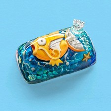 NEW Shiny Golden Magikarp S-Craft Pokemon Keycap Artisan Cherry MX Keyboard