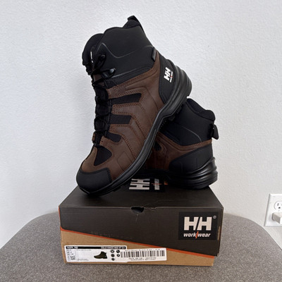 Helly Hansen Oslo Hiker Mid HT EH Work Boots Men's 11 D Brown/Black