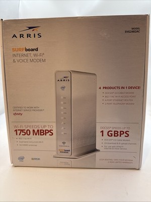 MODEM INTERNET Arris Surfboard SVG2482AC  Wi-Fi, & Voice Modem