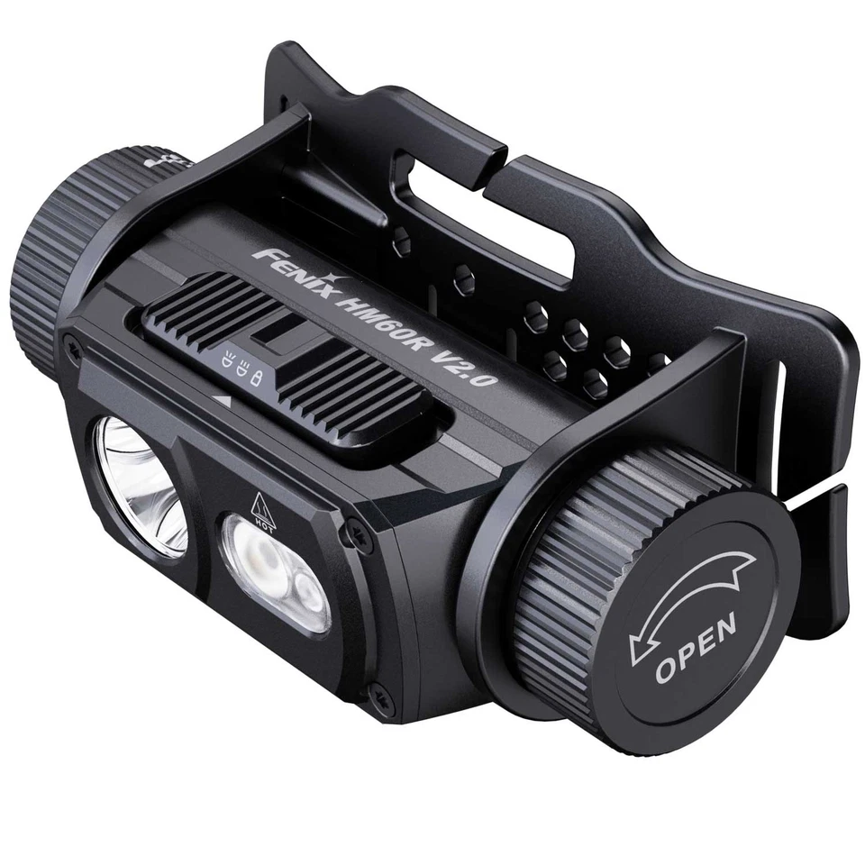 Fenix HM60R V2.0 – Stirnlampe mit Rotlicht, Spot- & Flutlicht, 1600 Lumen, USB-C - Bild 4 von 4