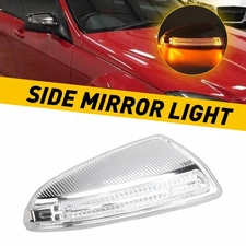 AUXITO View Amber LED Side Signal Mirror Light For Lamp 2012-2014 C250 Mercedes