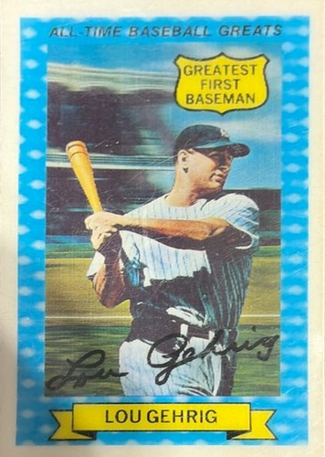 Lou Gehrig [Baseball Greats] #13 1970 Rold Gold Pretzels card