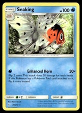 Seaking 49/214 Rare Unbroken Bonds Pokemon Moderately Played