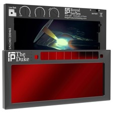 The Duke 1.0 Shade 5-13 Adjustable Red Auto Darkening Welding Lens 2" x 4