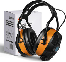 Bluetooth Noise Reduction Earmuffs for Construction Workers, 36H Battery, Wirele