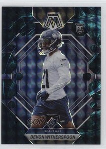 2023 Panini Mosaic Rookies Genesis Prizm Devon Witherspoon #313 Rookie RC