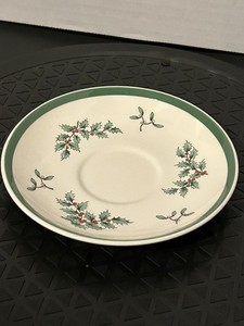 Vintage Spode Christmas Tree Saucers 5.5” Set of 15