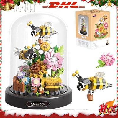 Blumen Bausteine Set Blumenstrauß Sets Klemmbausteine Sonnenblume Blumenstrauß