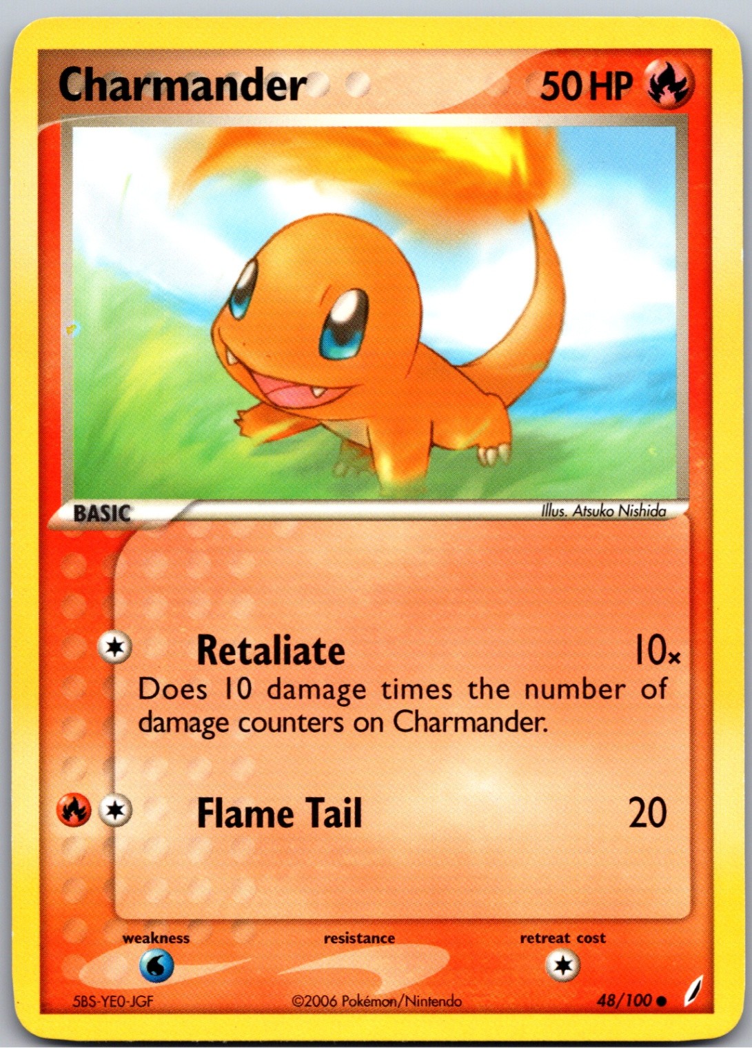 Charmander Common Crystal Guardians 48/100 NM