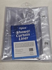 Epica Heavy Duty Shower Curtain Liner 72X72 Inches Anti-mildew Antibacterial