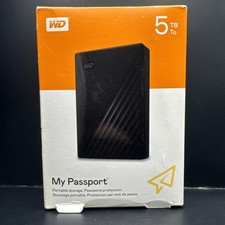 Image of WD 5TB My Passport portable external storage, external hard drive, USB 3.0