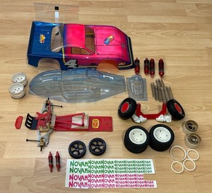 vintage rc10 hot trick sprint car parts lot