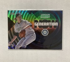 Logan Gilbert 2022 Topps Update Generation Now Black #/299 Rookie Card RC #GN-82