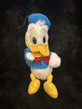 Disney Disneyworld Donald Duck Plush Plushie Stuffed Animal Vintage Pleather
