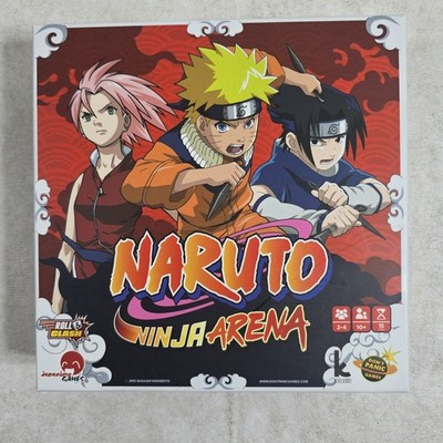 Japanime Games Naruto Ninja Arena 2002 Tile Tokens Game Complete Pre-owned