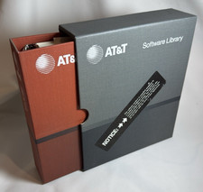 Vintage AT T Personal Computer 6300 User  s Guide w/ Tutorial Diskette, Slipcase