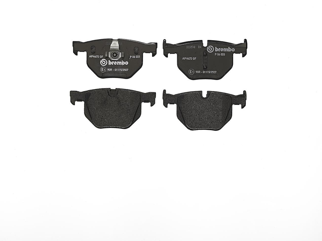 Brake Pads Set fits BMW 525 E60, E61 3.0D Rear 07 to 08 Brembo 34212339276 New - Image 40